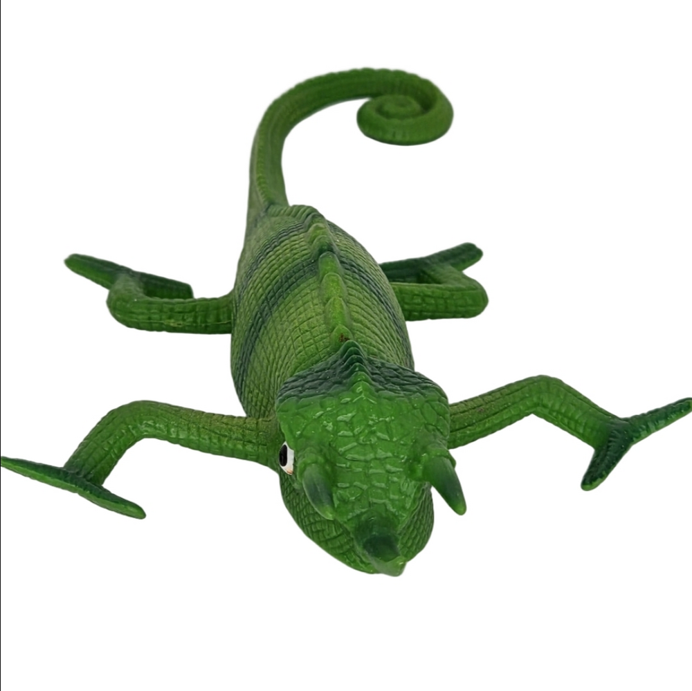 Greenbrier International Horned Chameleon Reptile Toy Figure
